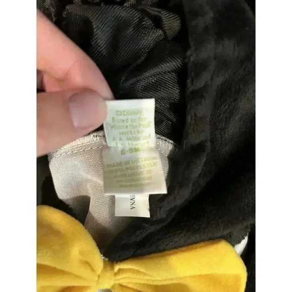 Disney Jr Mickey Mouse Costume Plush Hooded Tuxedo Jumpsuit 6-9 months - Picture 8 of 10